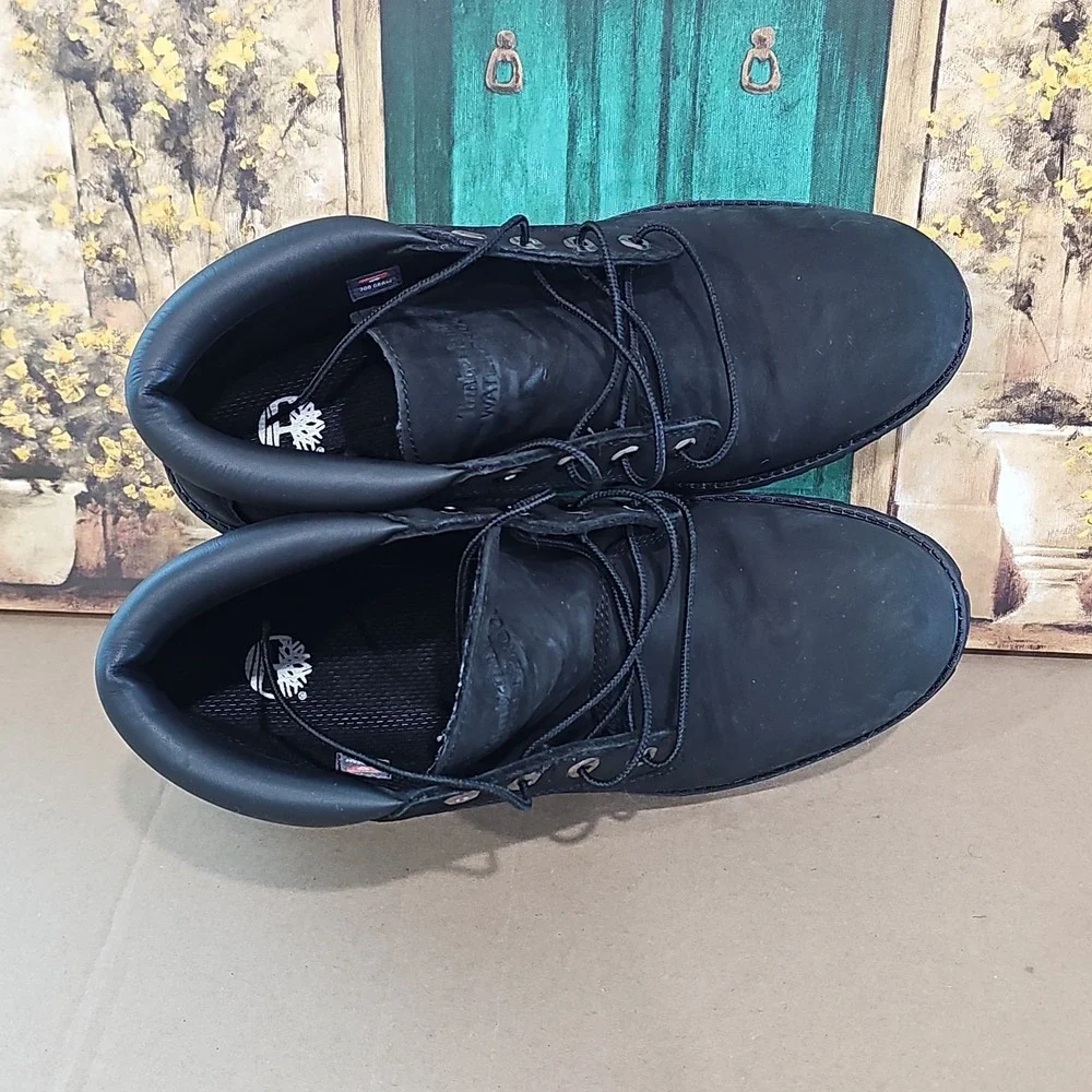 black timberland boots size U.S 8.5